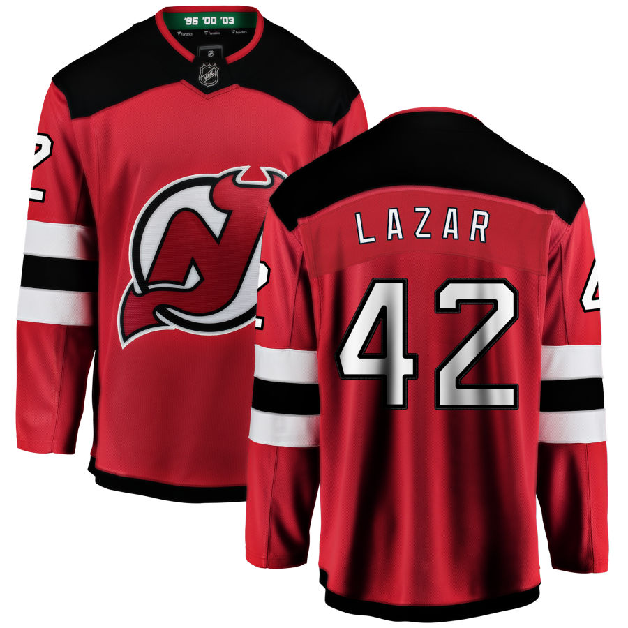 Curtis Lazar New Jersey Devils Fanatics Branded Home Breakaway Jersey - Red