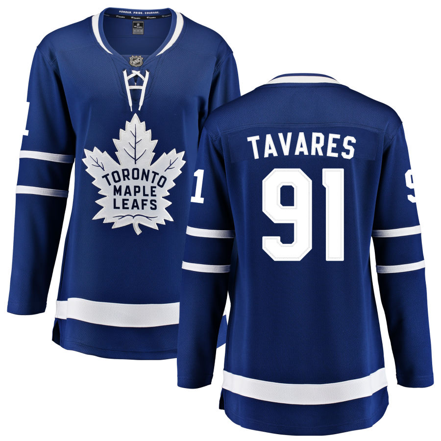 John Tavares Toronto Maple Leafs Fanatics Branded Women's Home Breakaway Jersey - Blue