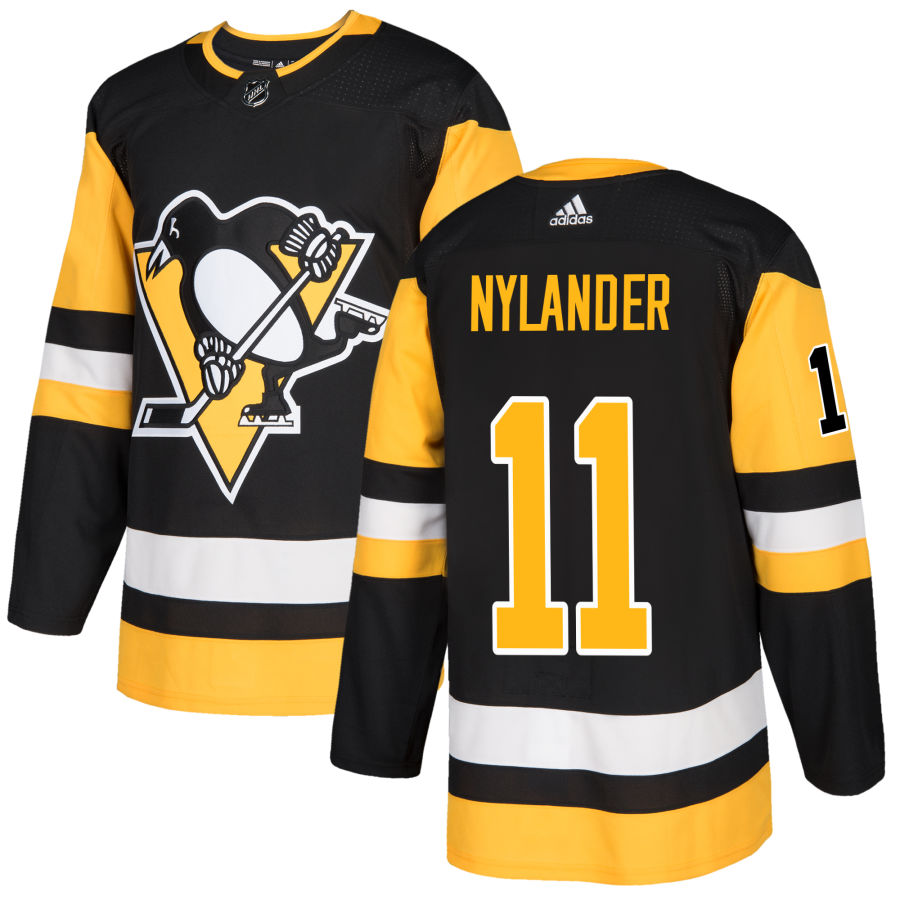 Alex Nylander Pittsburgh Penguins adidas Authentic Jersey - Black