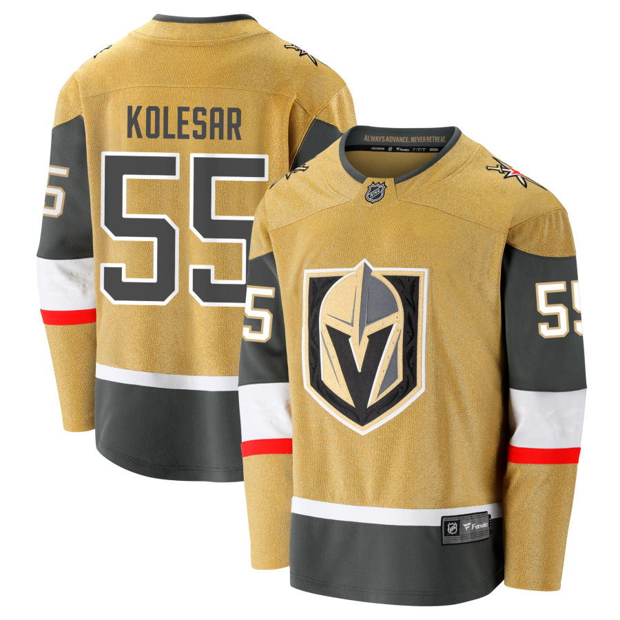 Keegan Kolesar  Vegas Golden Knights Fanatics Branded Home Breakaway Jersey -