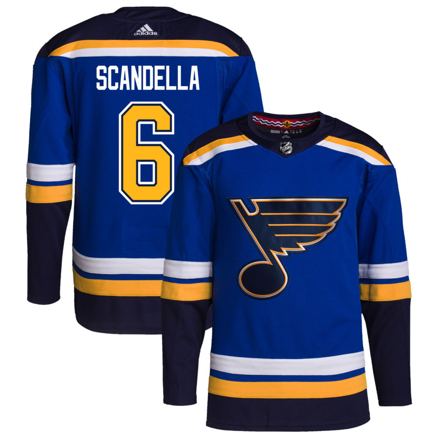 Marco Scandella St. Louis Blues adidas Home Authentic Pro Jersey - Royal